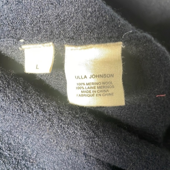 Ulla Johnson Merino‎ Wool Cardigan Navy L - Picture 8 of 8